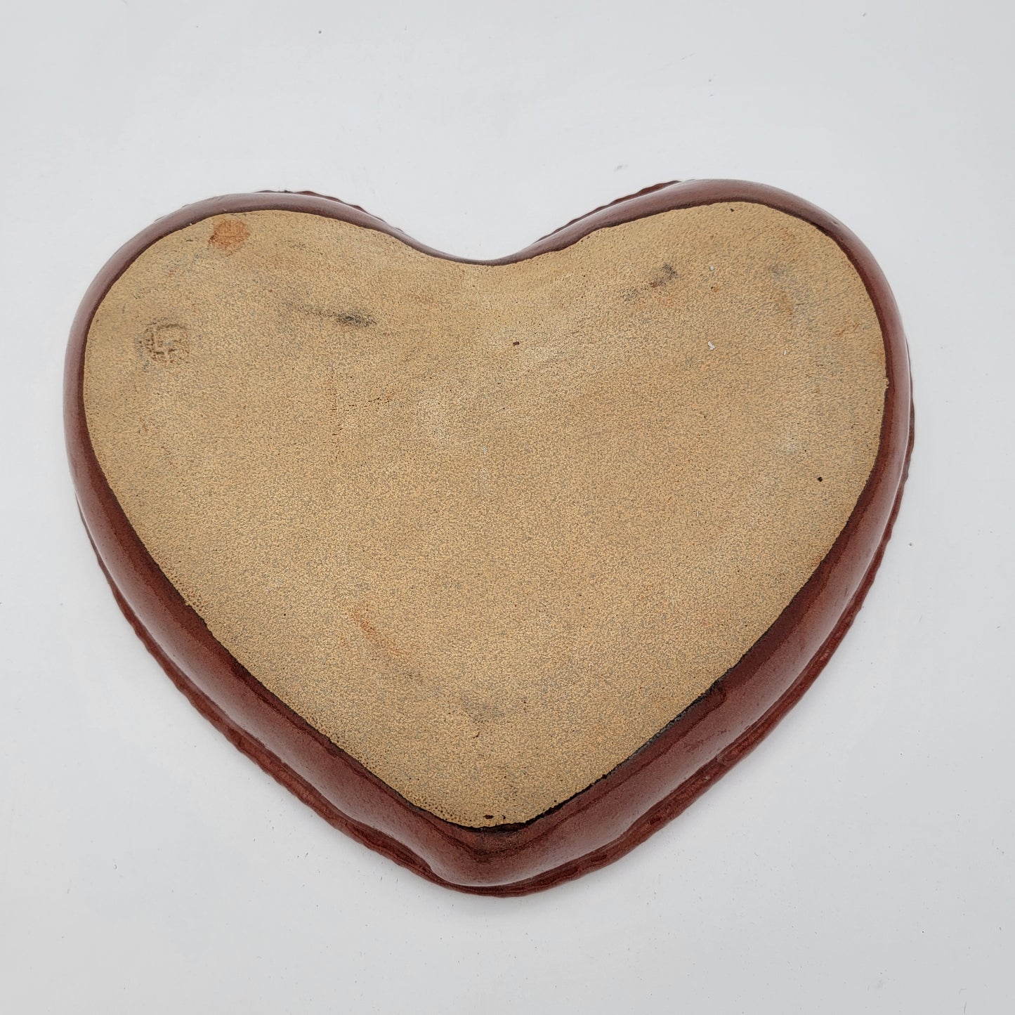 Terra Cotta Pottery Heart Bowl