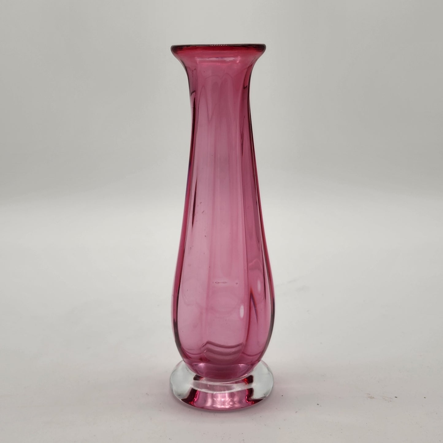 Bohemian Cranberry Glass Vase