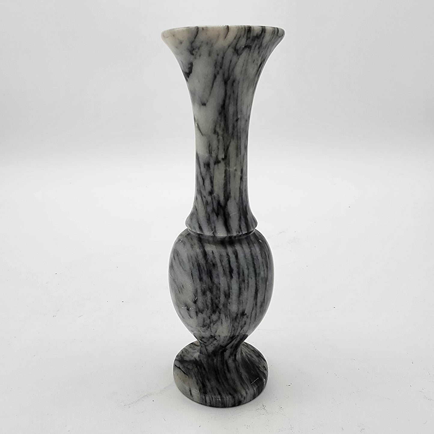 Solid Grey Marble Vase