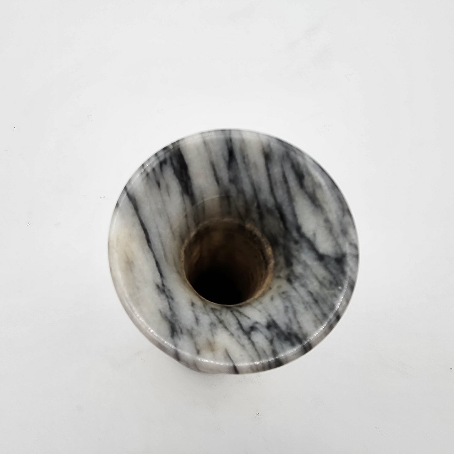 Solid Grey Marble Vase