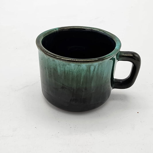 Blue Mountain Green Drip Pottery Mug