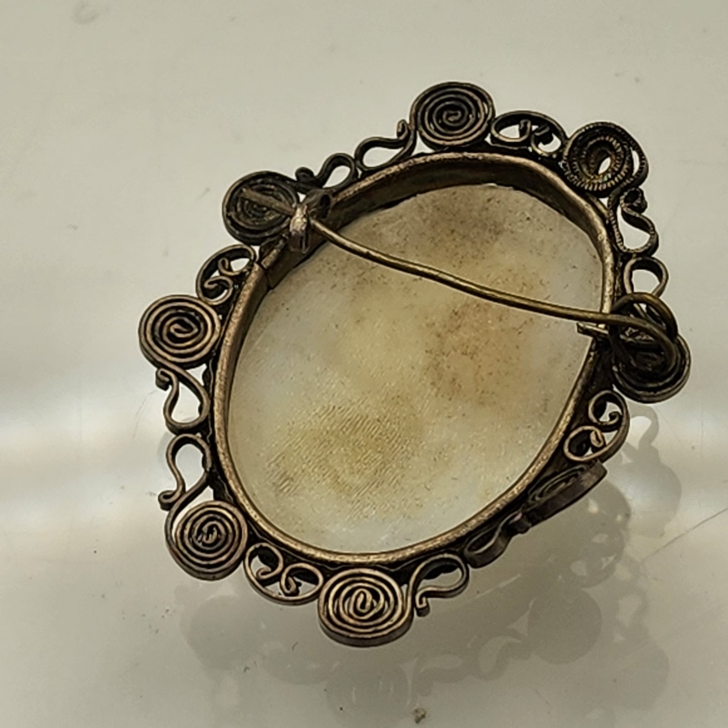 Antique Silver Cameo