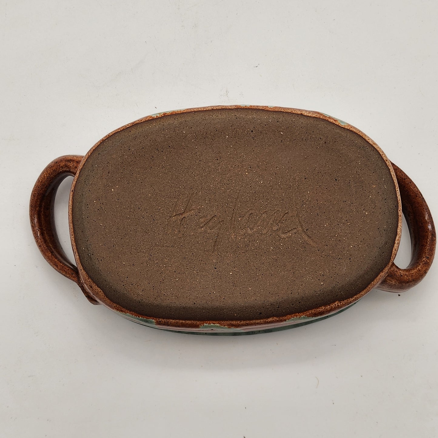 Pedar Hegland Pottery Dish with Handles