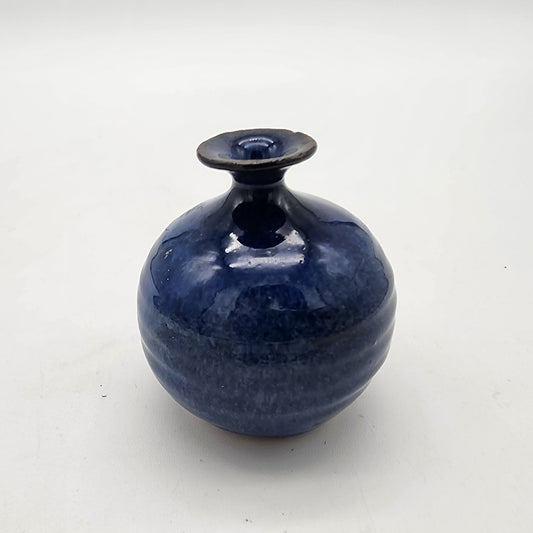 Bob Nuthouse Blue Pottery Vase