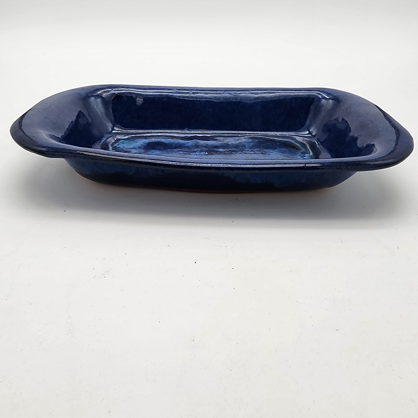 Bob Nuthouse Blue Pottery Baking or Serving Dish 2