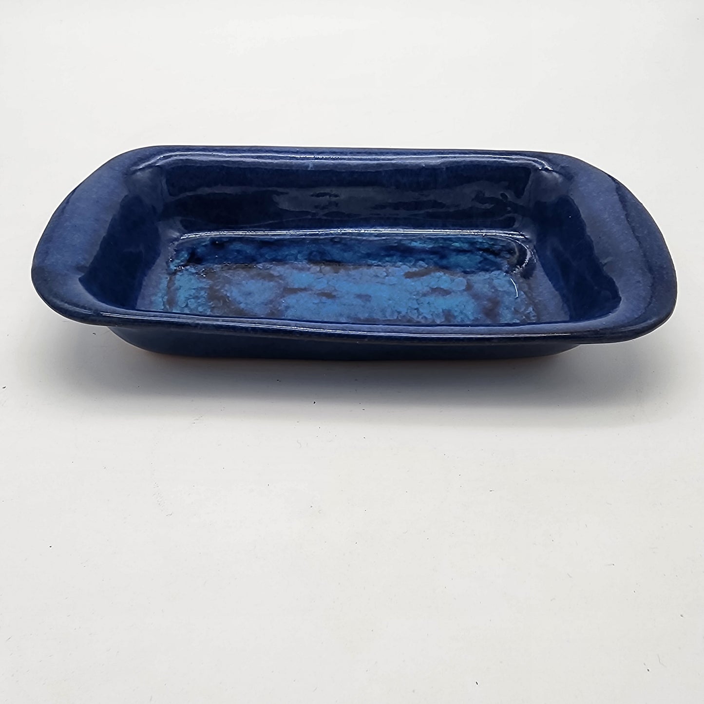 Bob Nuthouse Blue Pottery Baking or Serving Dish 3