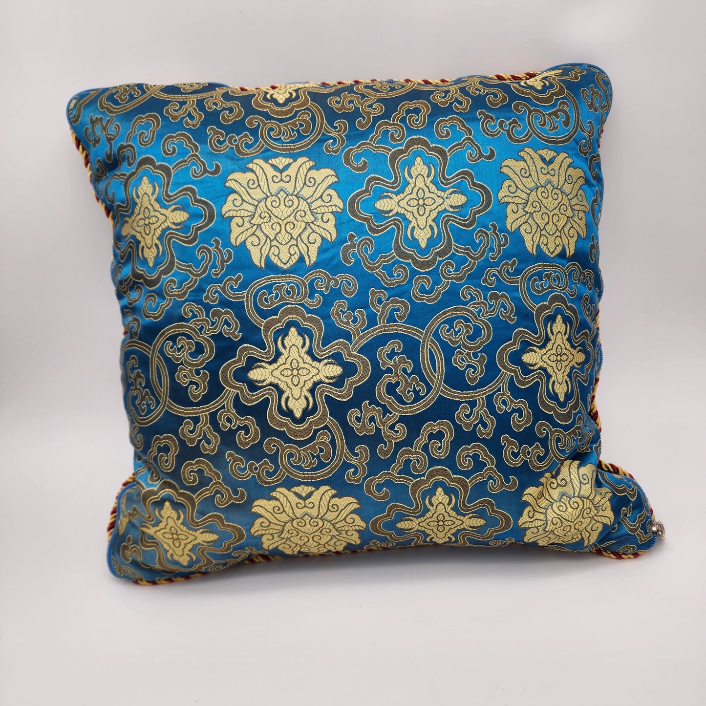 Pair of Asian Silk Brocade Pillows