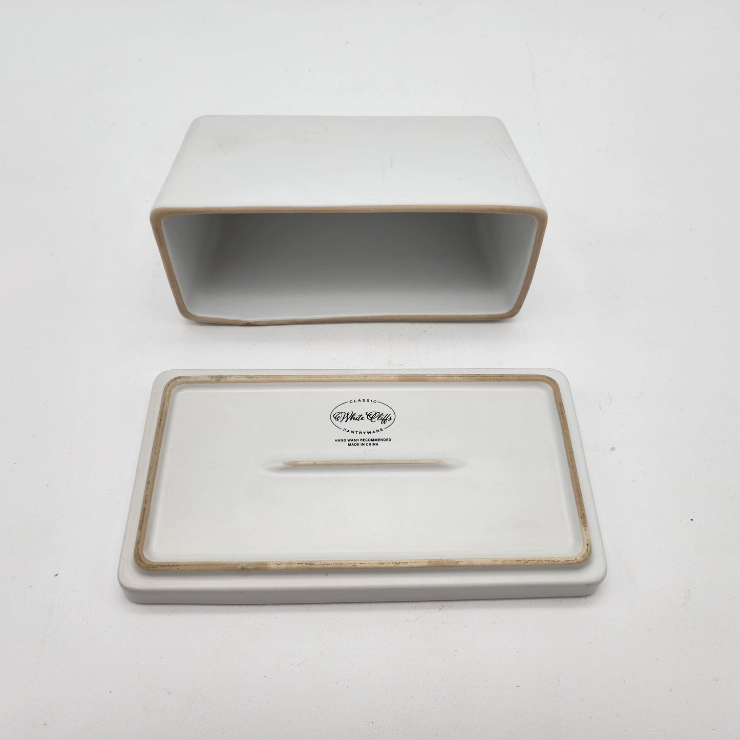 White Cliffs Pantryware Large Butter Dish