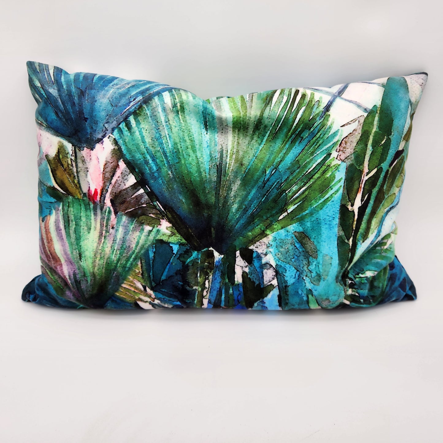 Watercolor Palms Pillow
