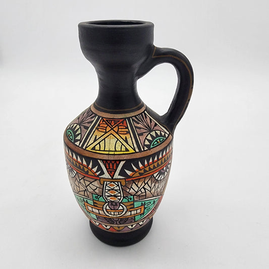 South American Hand Painted Pitcher