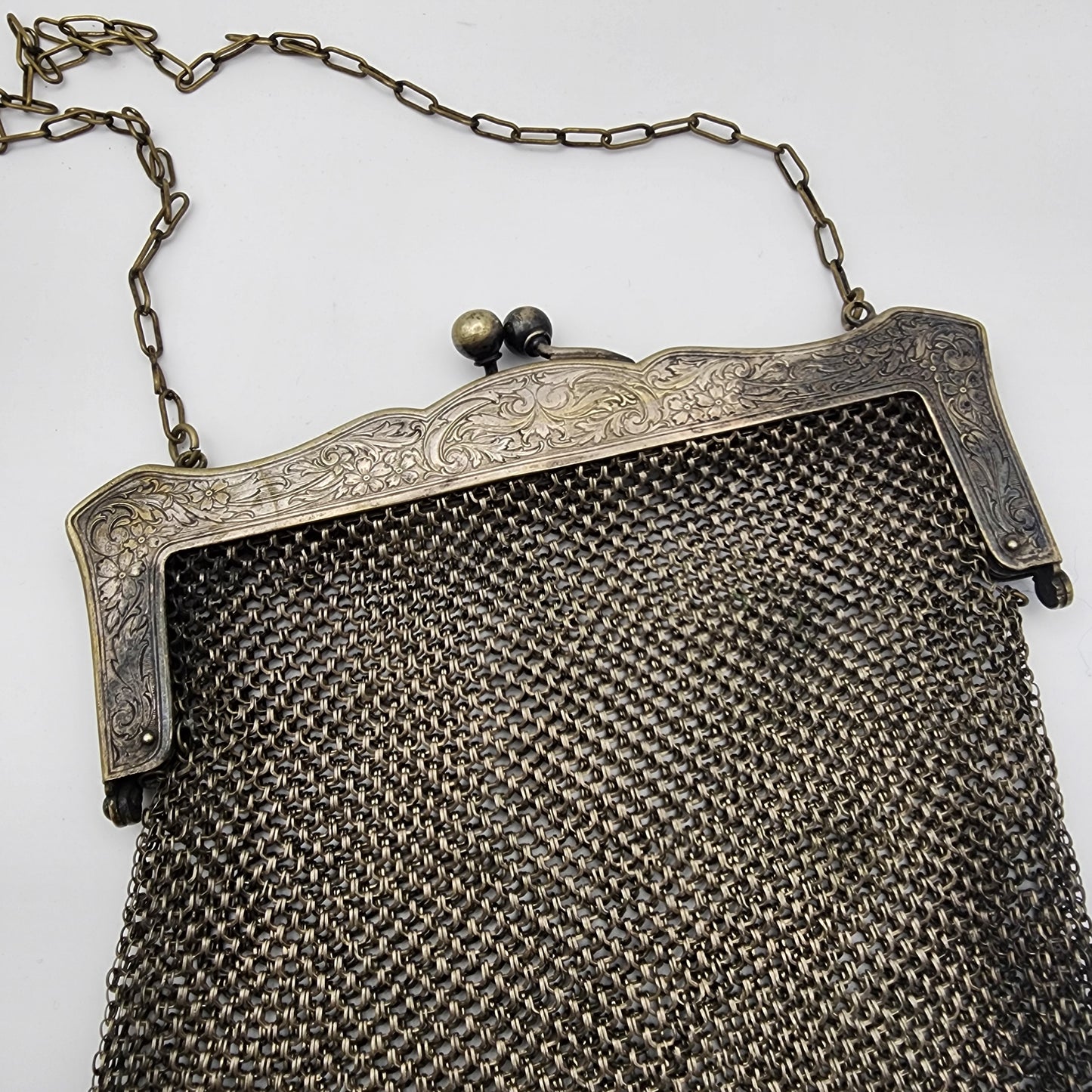 1920's German Silver Flapper Purse