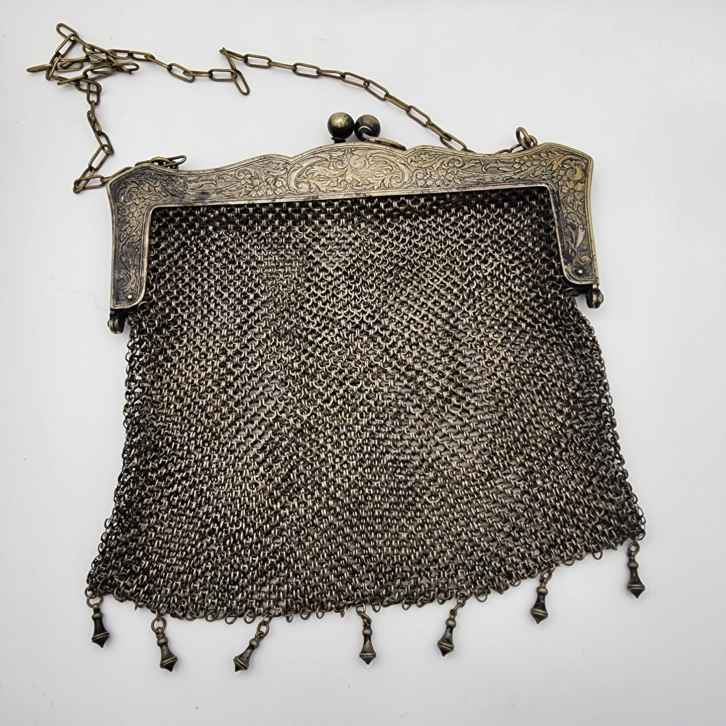 1920's German Silver Flapper Purse