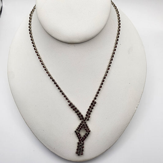 Vintage Ruby Necklace