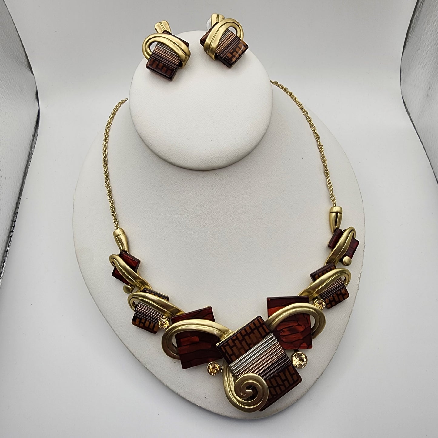 Vintage Necklace and Earrings Set