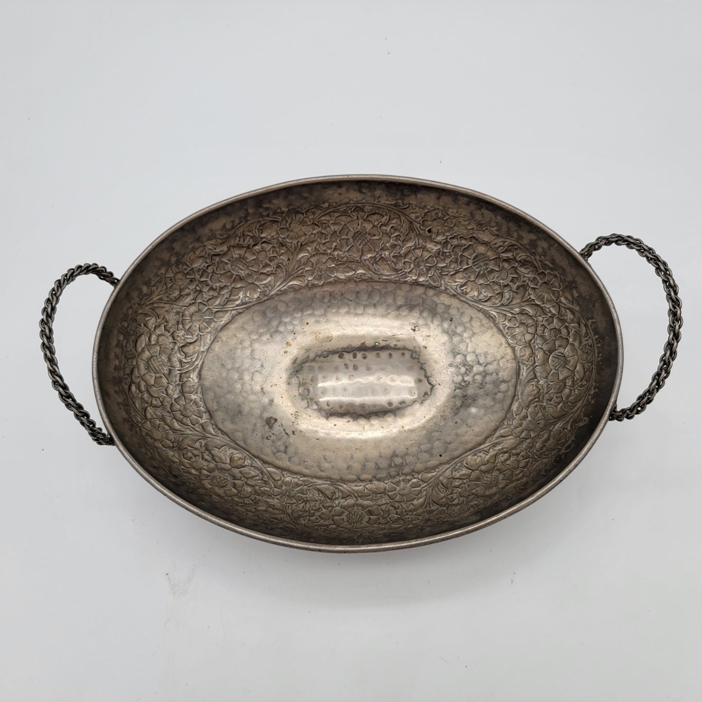 EPNS Serving Bowl with Braided Handles