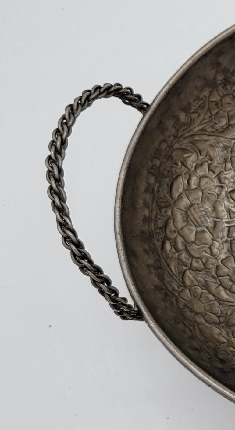 EPNS Serving Bowl with Braided Handles