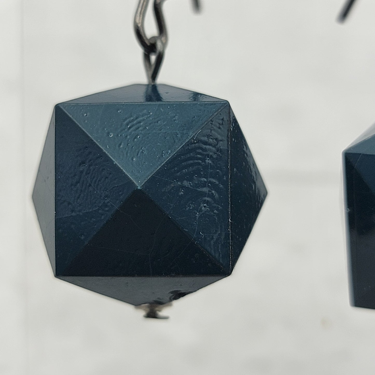 Faceted Cube Earrings