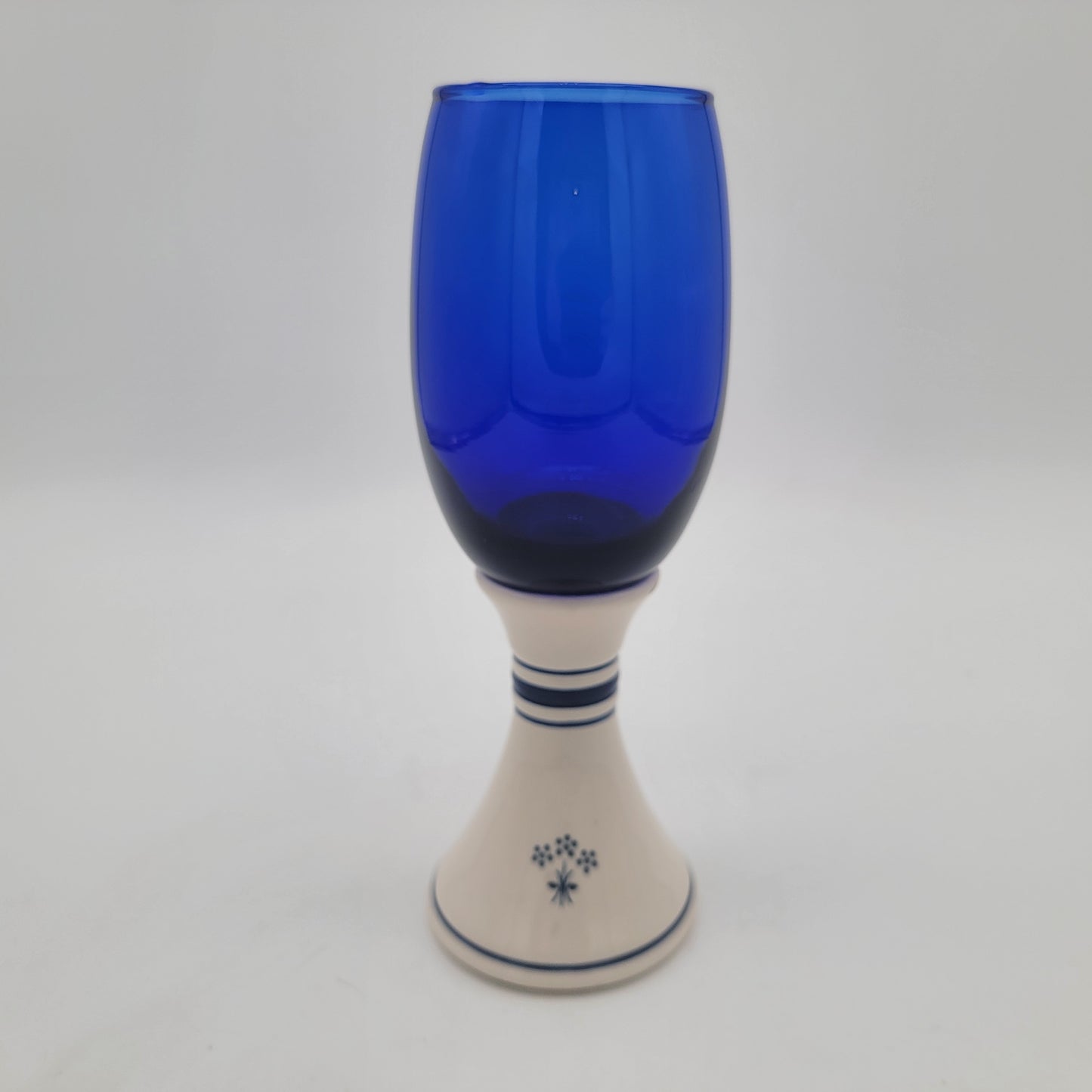 Pfaltzgraff Cobalt Blue Wine Glass