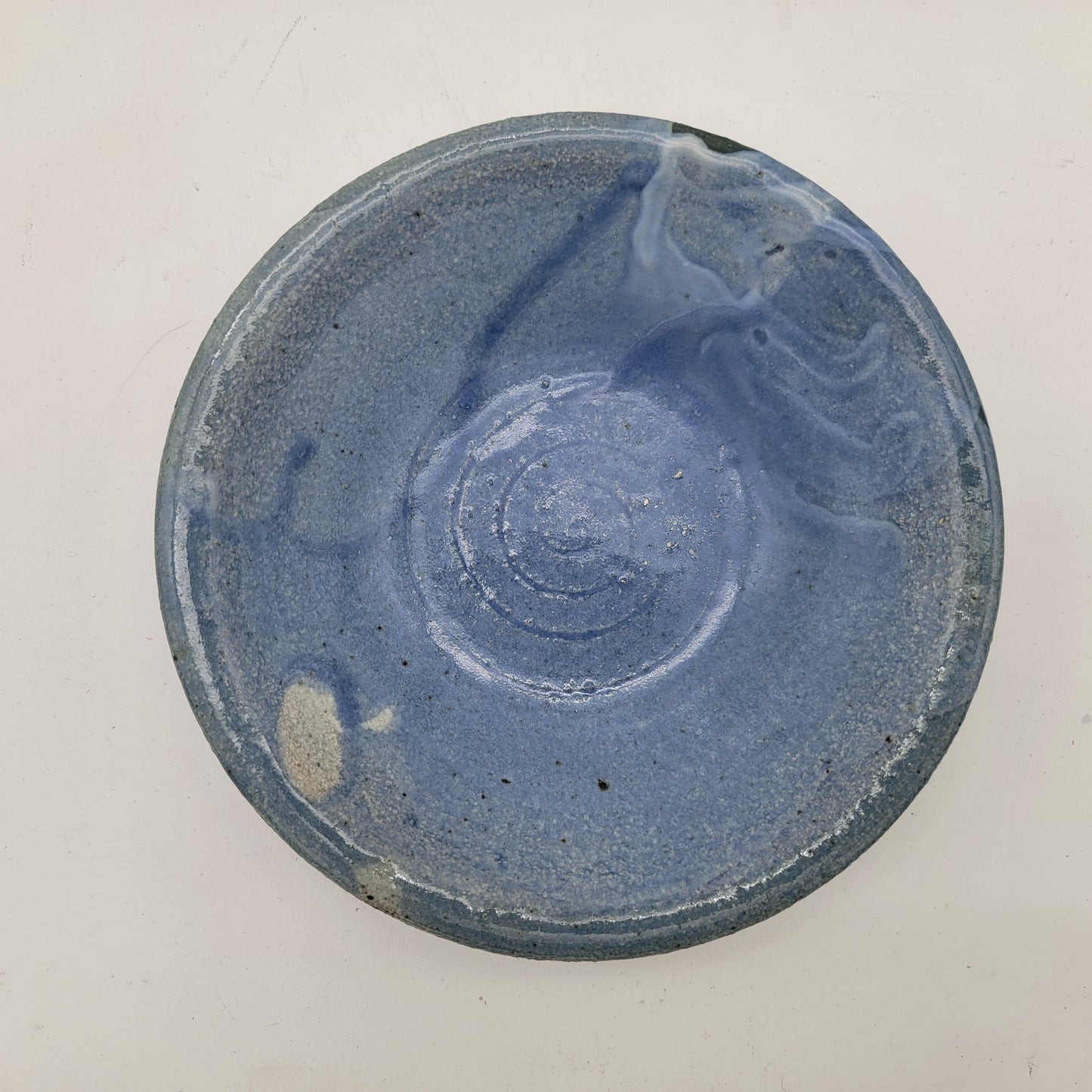 Vintage Blue Pottery Bowl