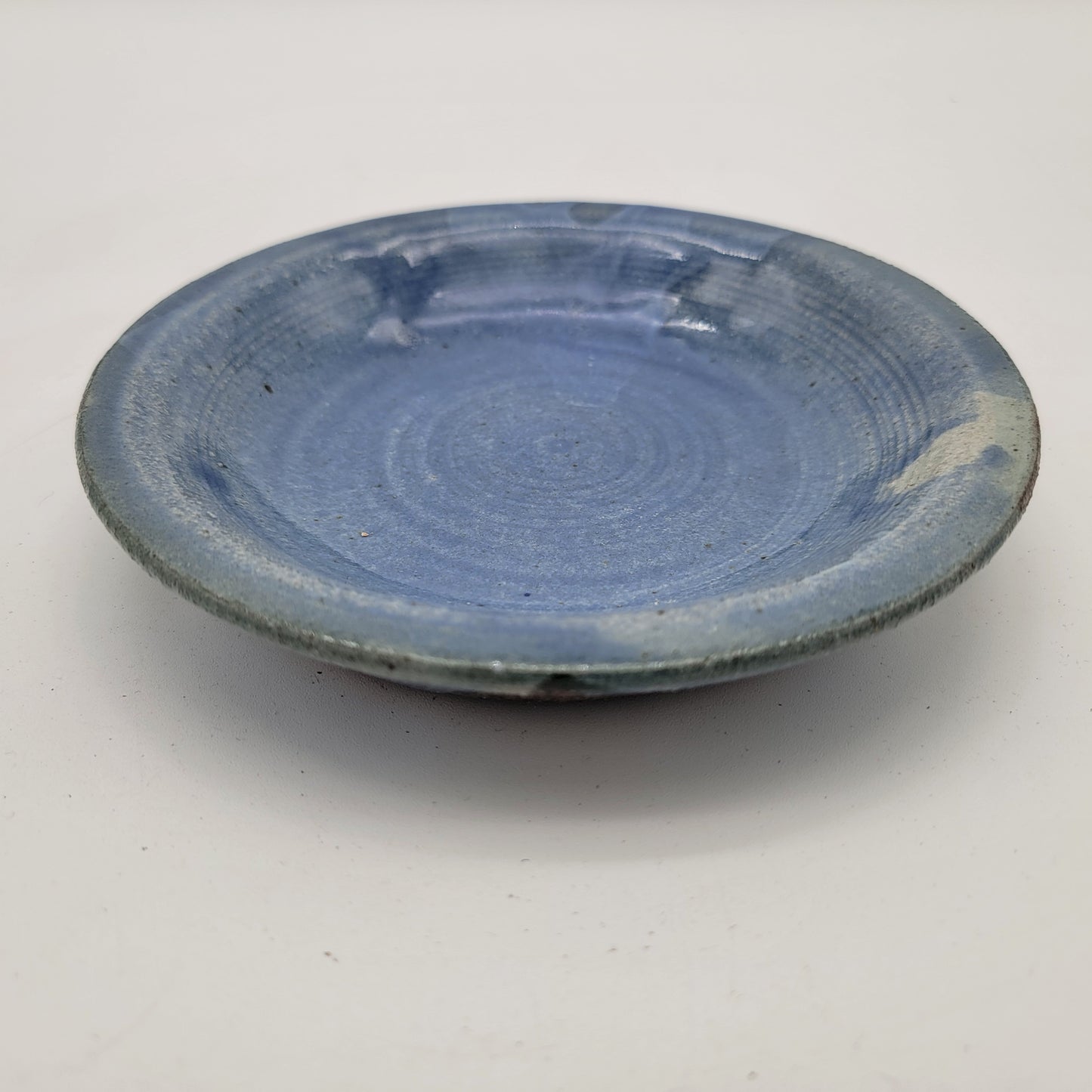 Vintage Blue Pottery Dish