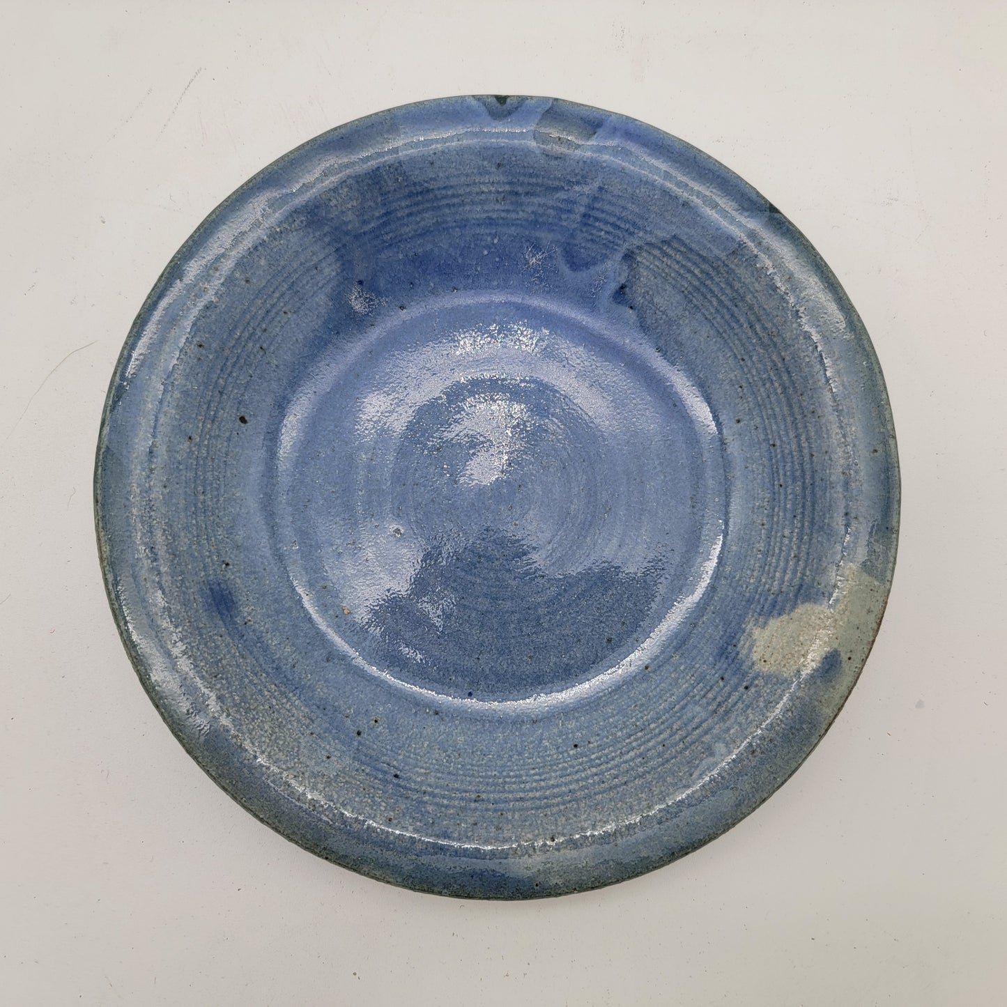 Vintage Blue Pottery Dish