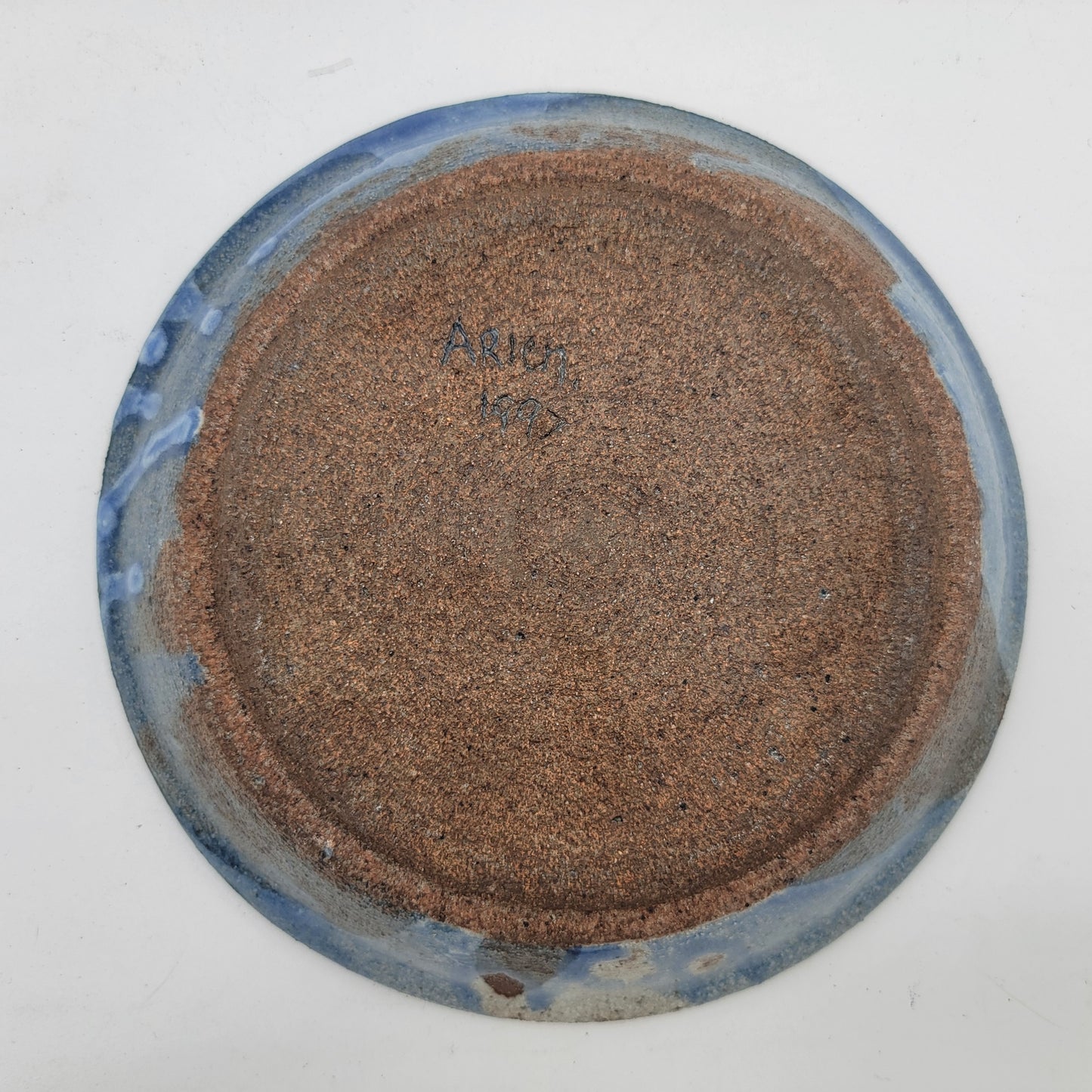 Vintage Blue Pottery Dish