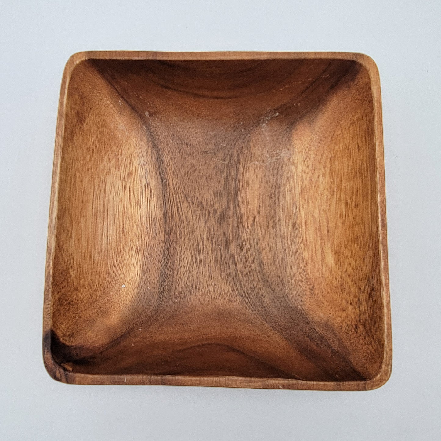 Acacia Wood Square Serving Bowl