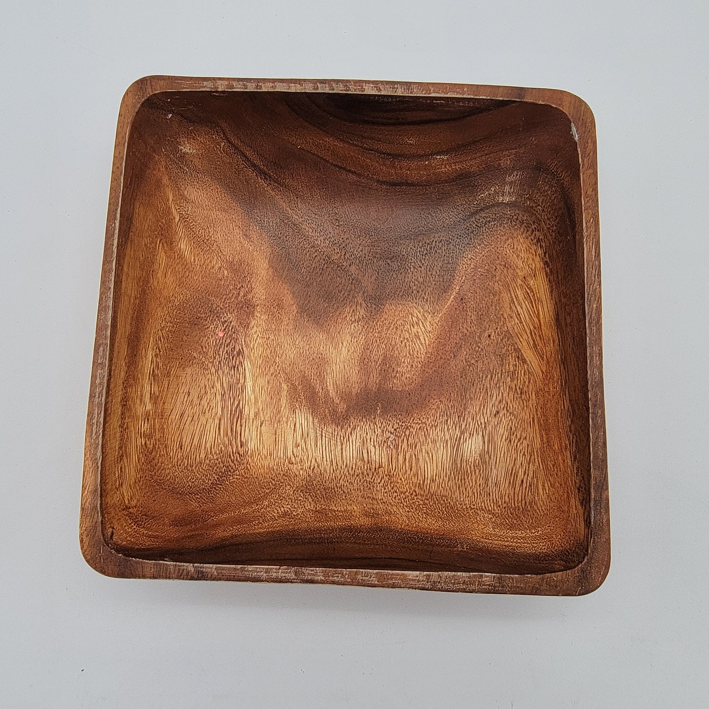 Acacia Wood Square Serving Bowl