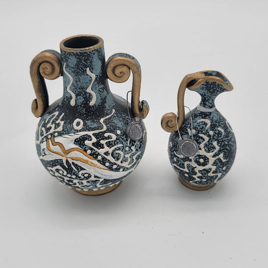 Pair of Greek Pottery Vases