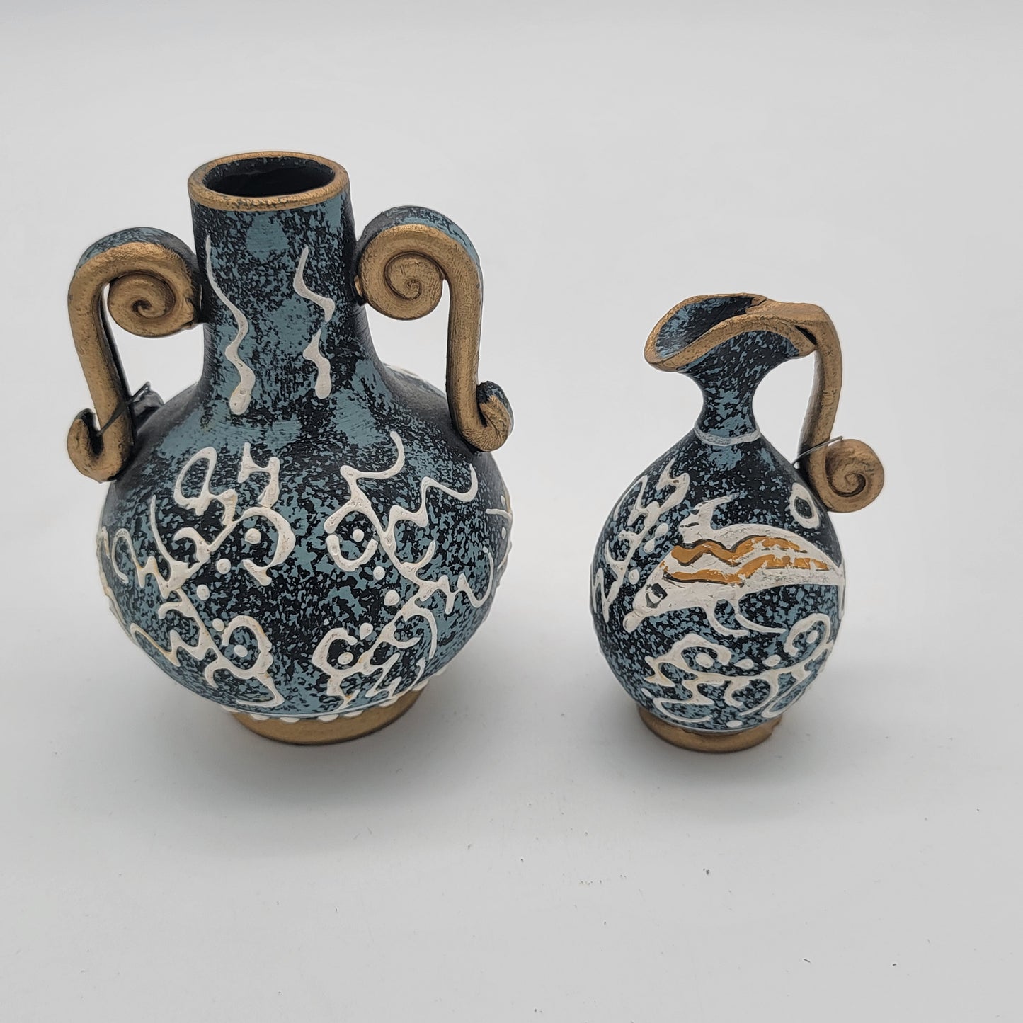 Pair of Greek Pottery Vases