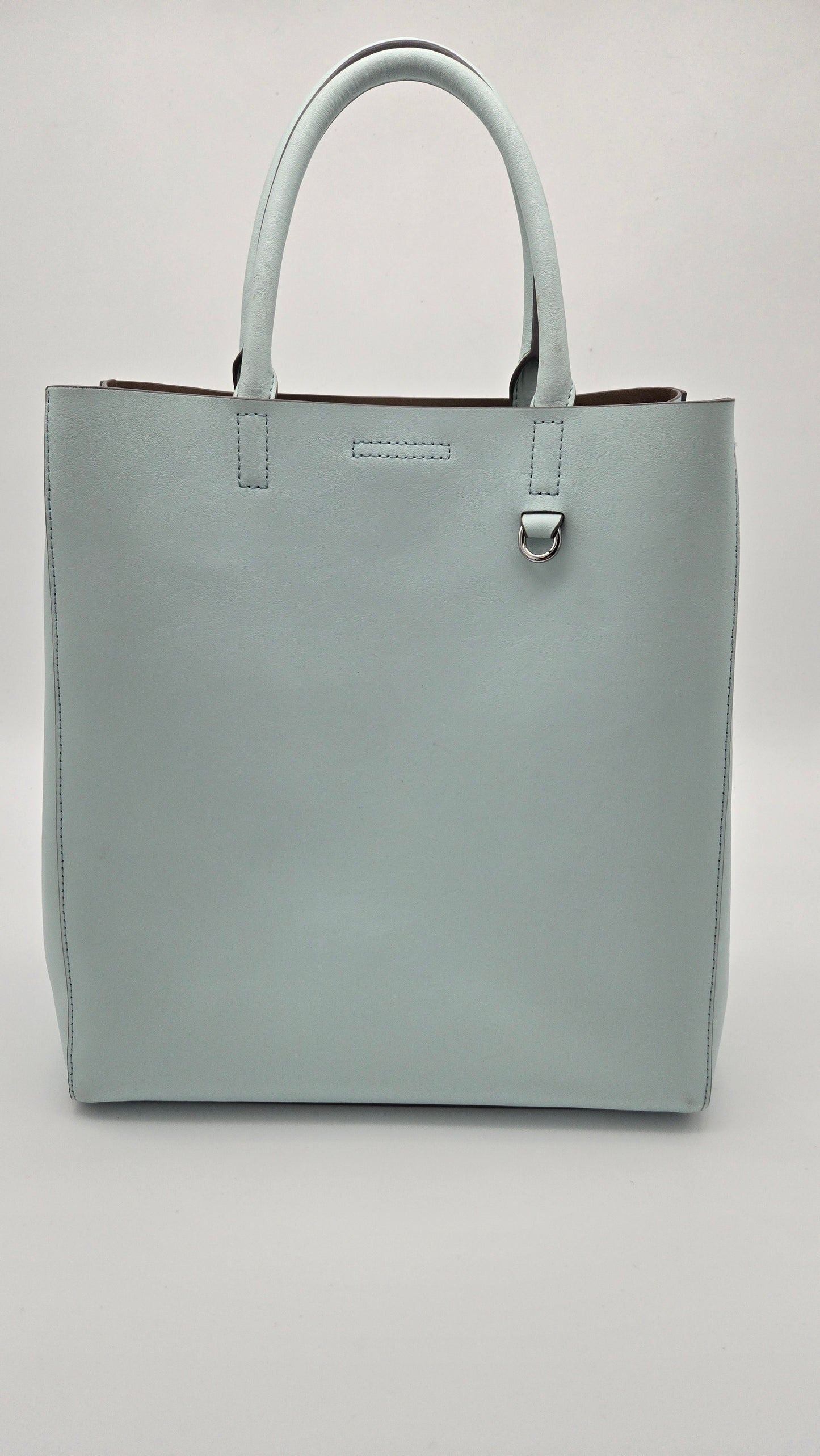 Banana Republic Baby Blue Tote Handbag