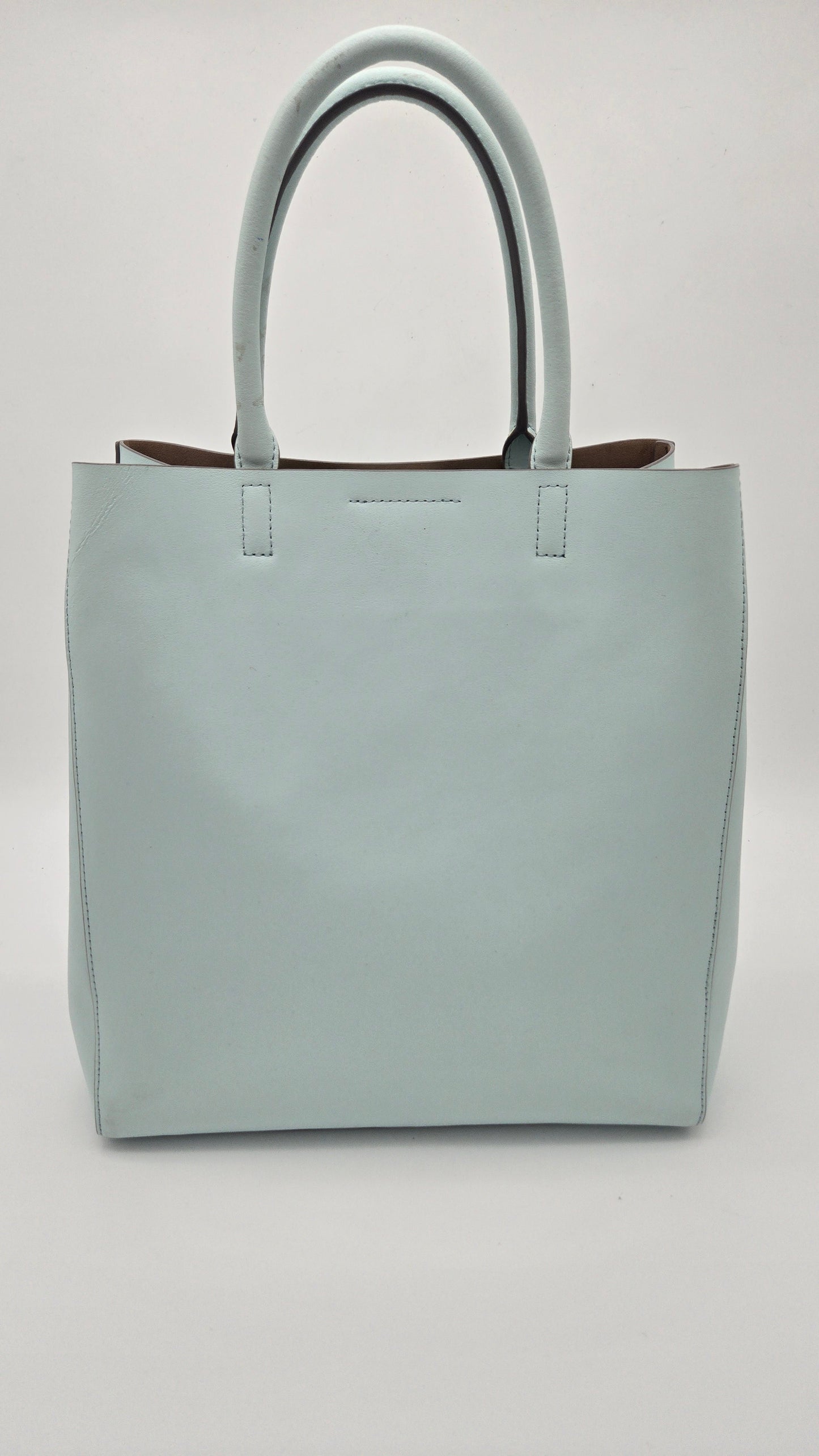 Banana Republic Baby Blue Tote Handbag