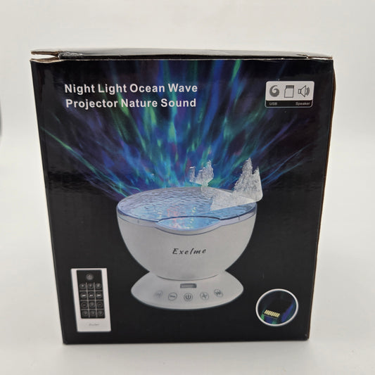 Night Light Ocean Wave Projector Nature Sound