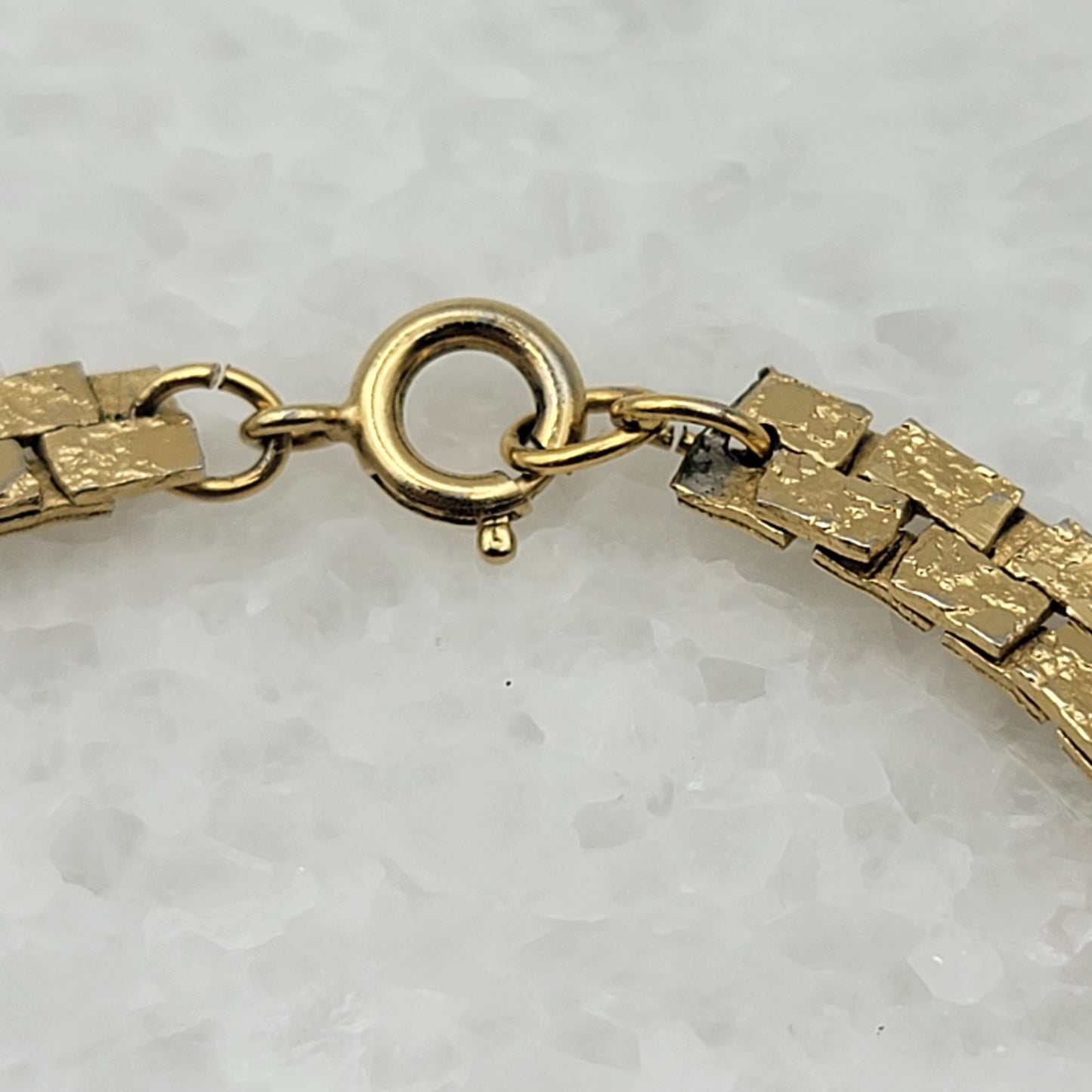 Goldtone Nugget Bracelet