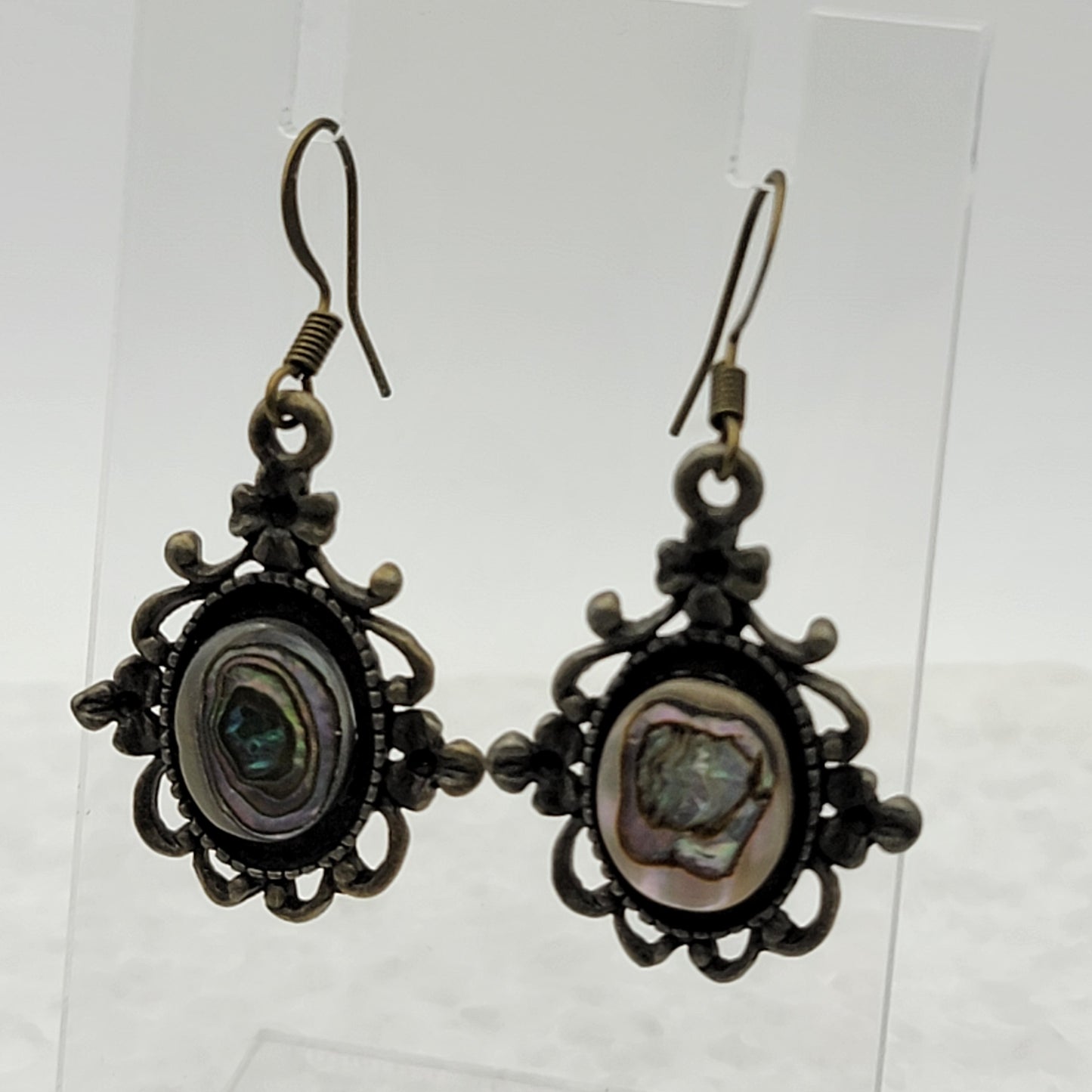 Abalone Drop Earrings 2