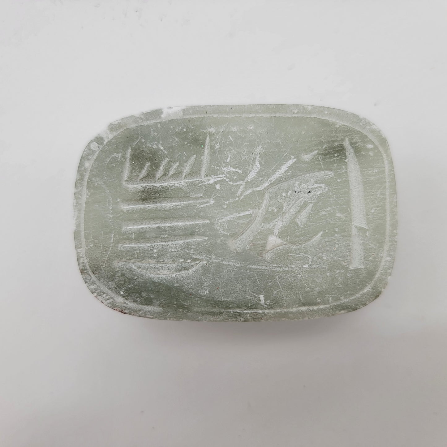 Carved Soapstone Egyptian Scarab Beetle