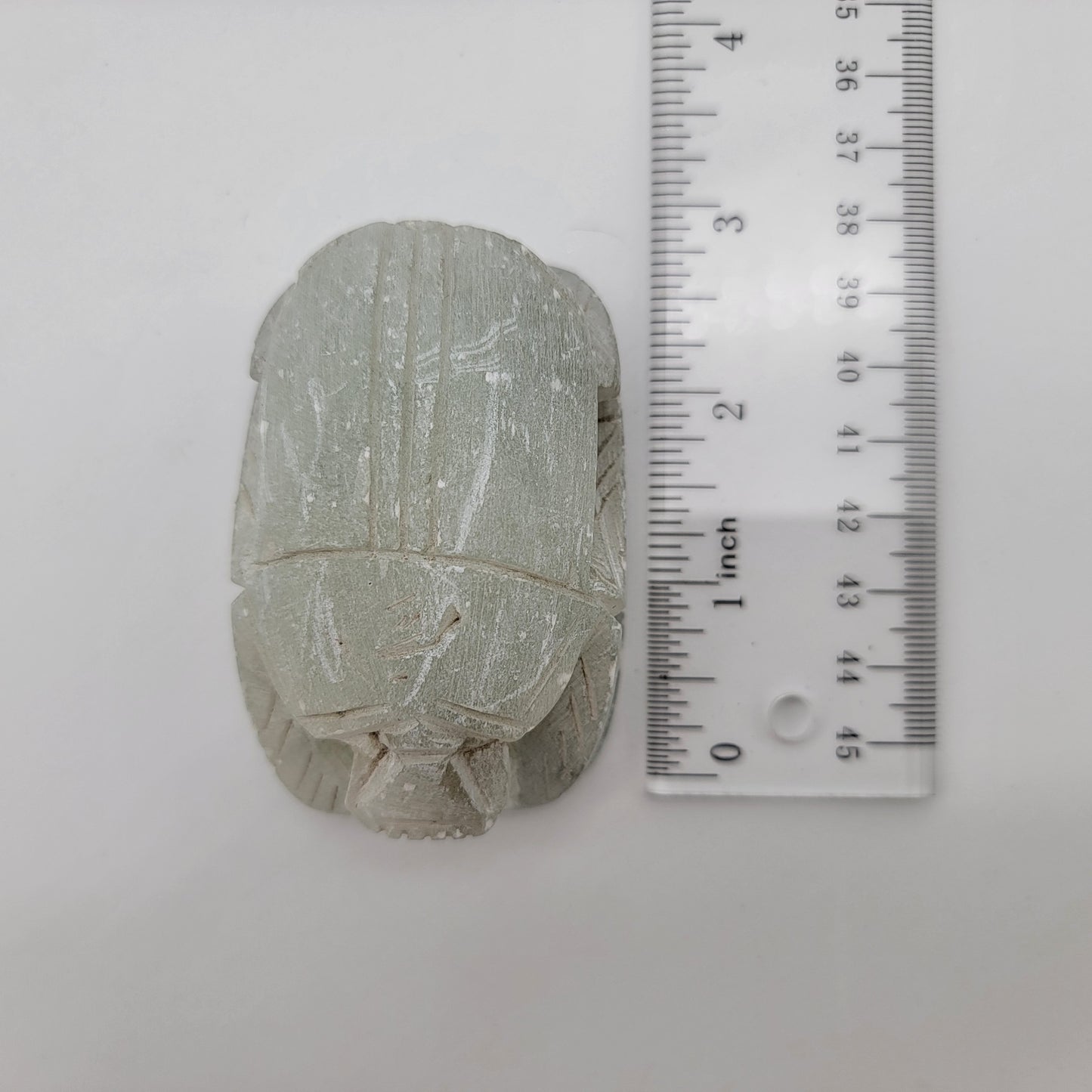 Carved Soapstone Egyptian Scarab Beetle