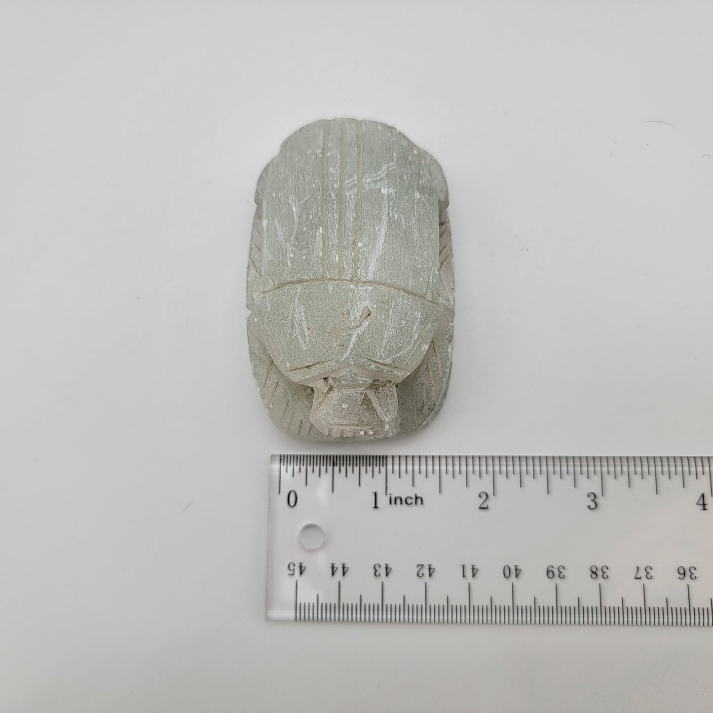 Carved Soapstone Egyptian Scarab Beetle