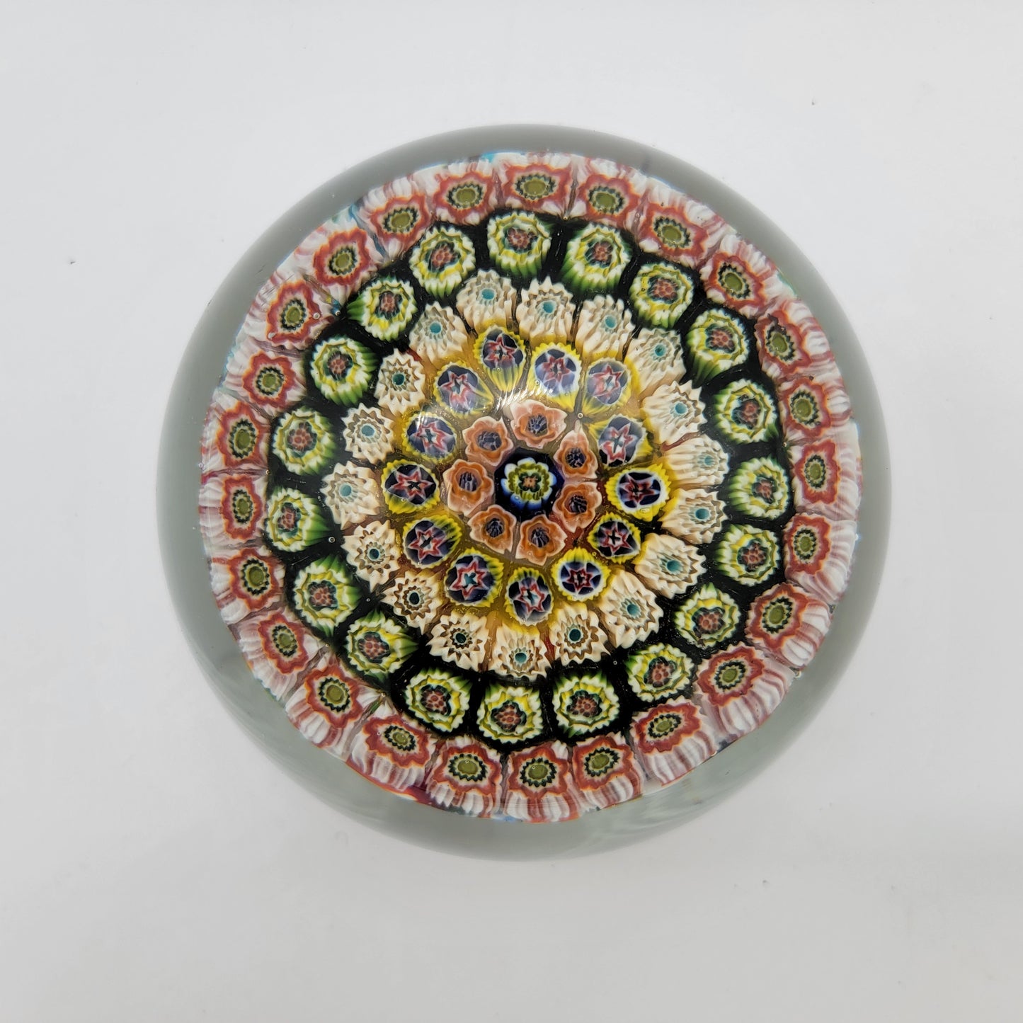 Murano Millefiore Glass Paperweight