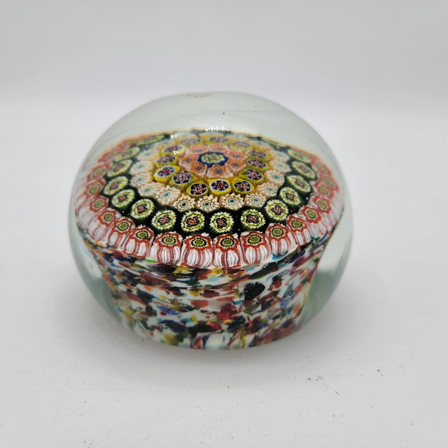 Murano Millefiore Glass Paperweight