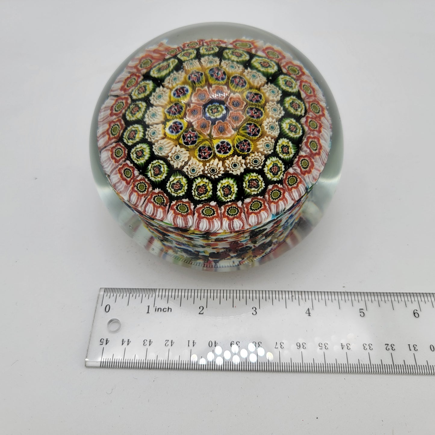 Murano Millefiore Glass Paperweight