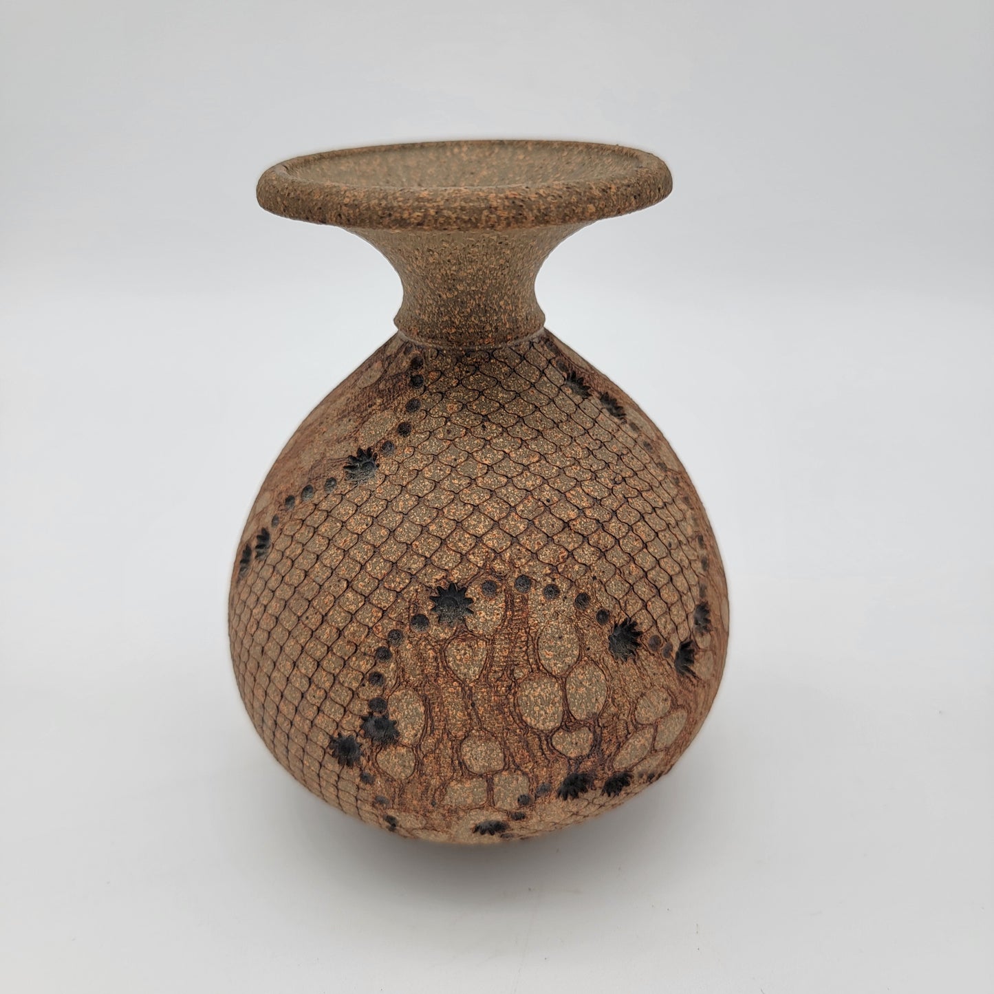 Don McWhorter Snakeskin Pottery Vase