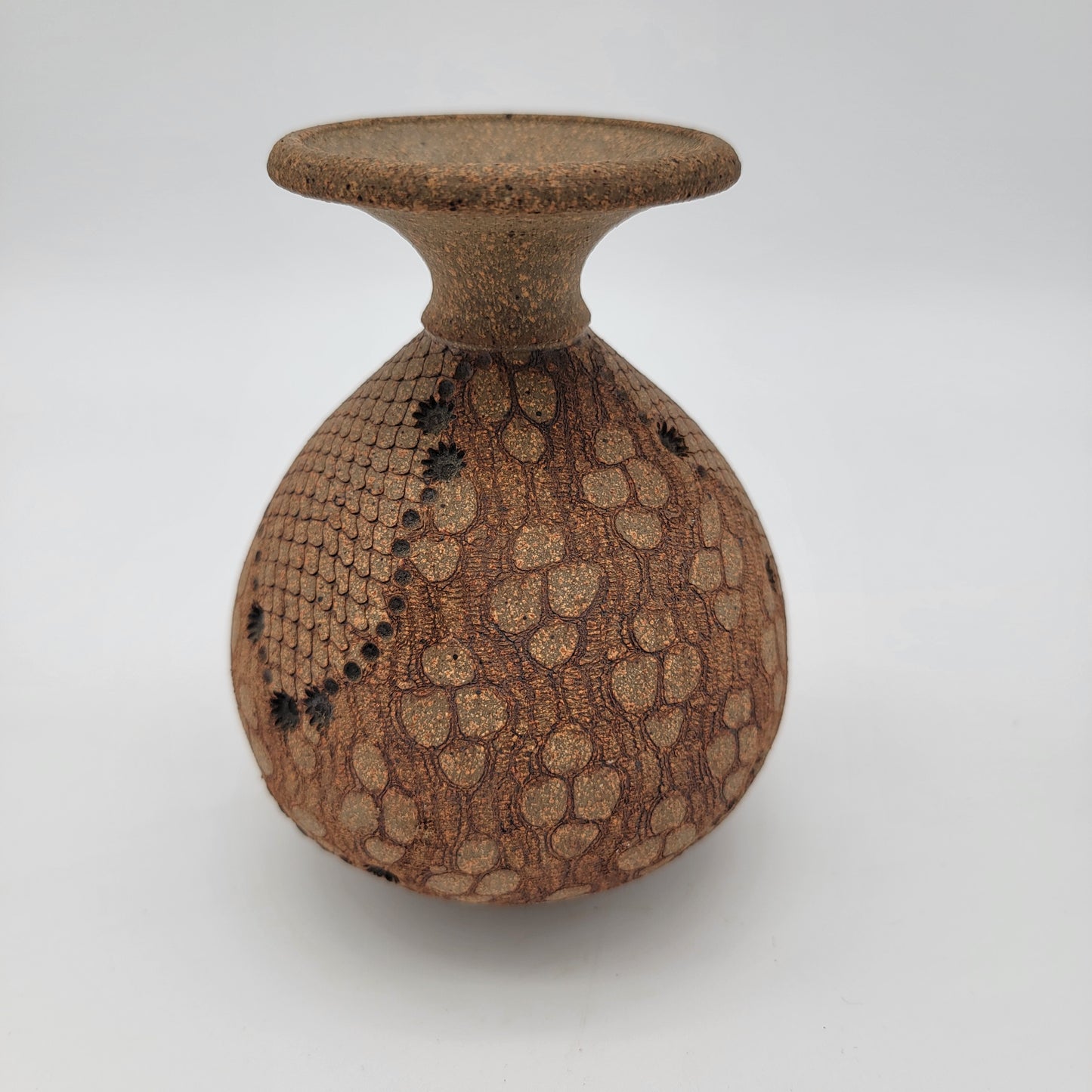 Don McWhorter Snakeskin Pottery Vase