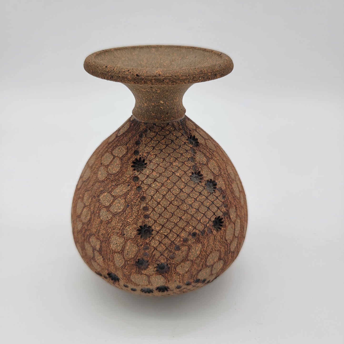 Don McWhorter Snakeskin Pottery Vase