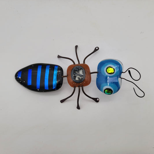 Fused Glass Ant Sculpture