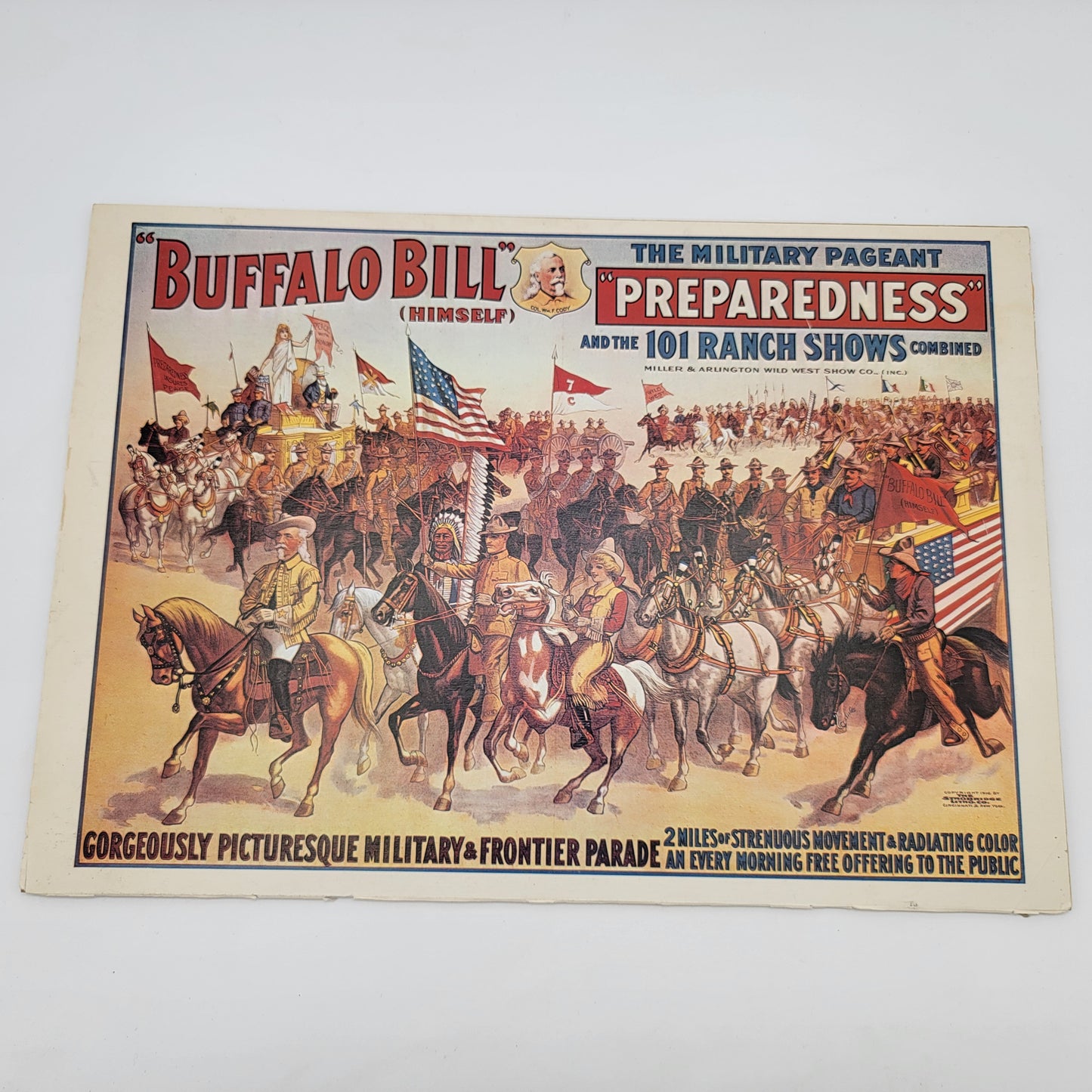 Buffalo Bill Military Pageant Poster