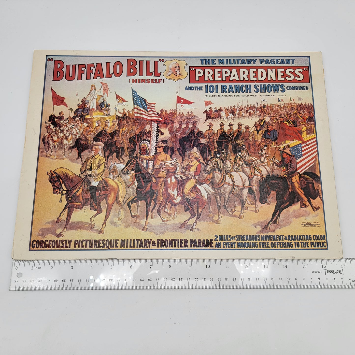 Buffalo Bill Military Pageant Poster