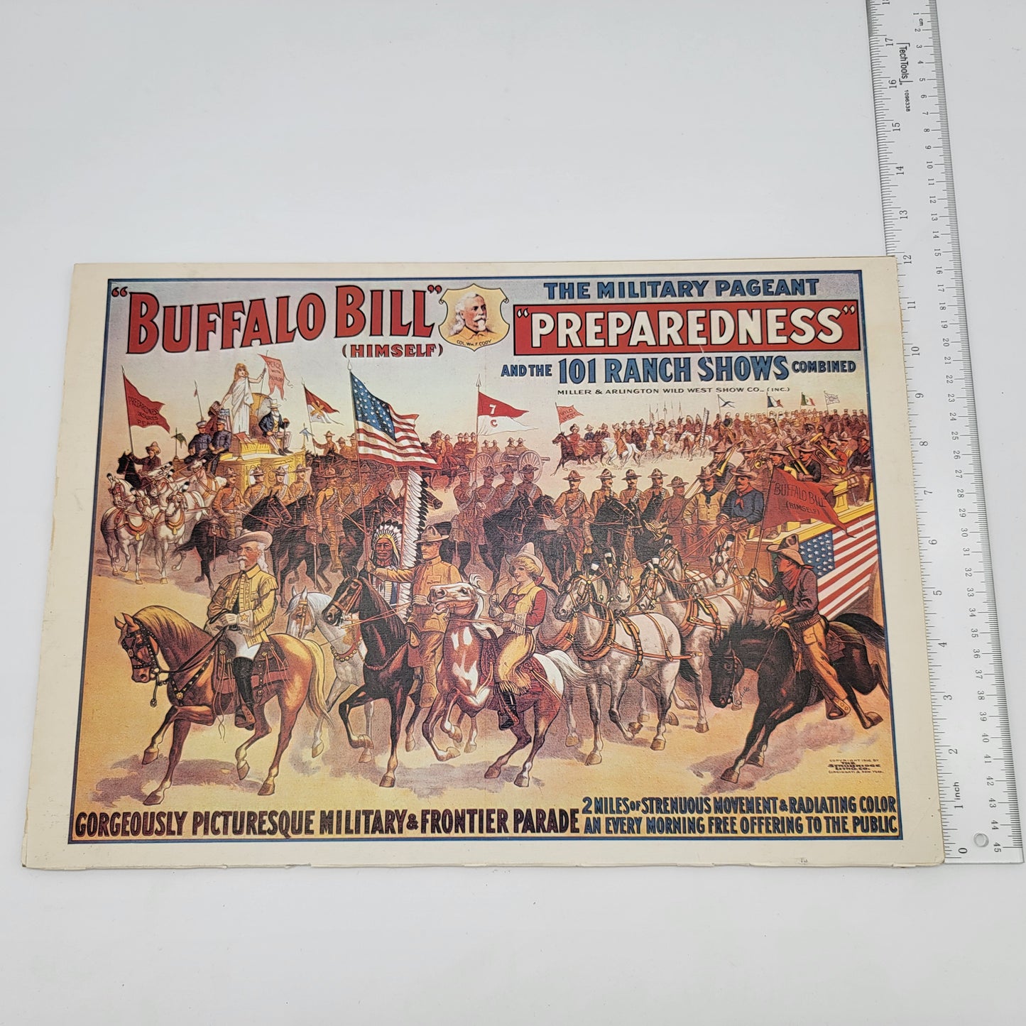 Buffalo Bill Military Pageant Poster