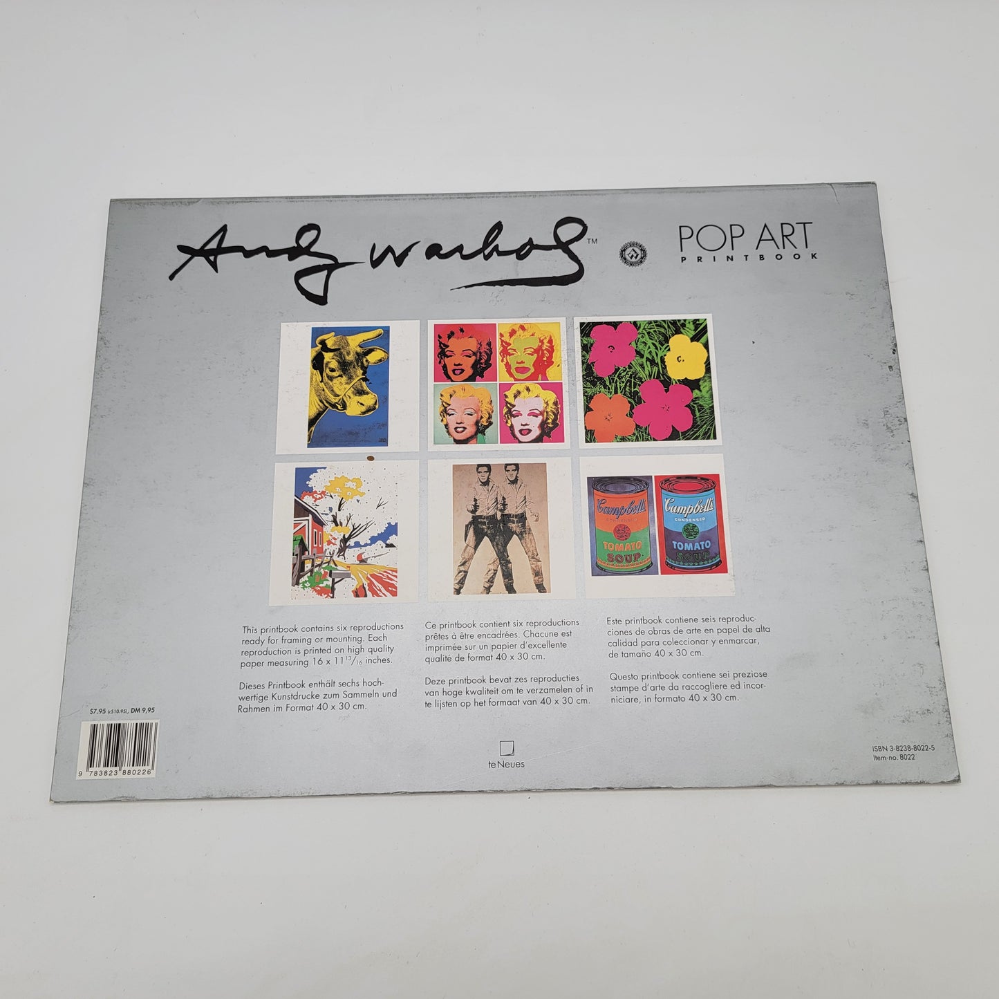 Andy Warhol Pop Art Printbook