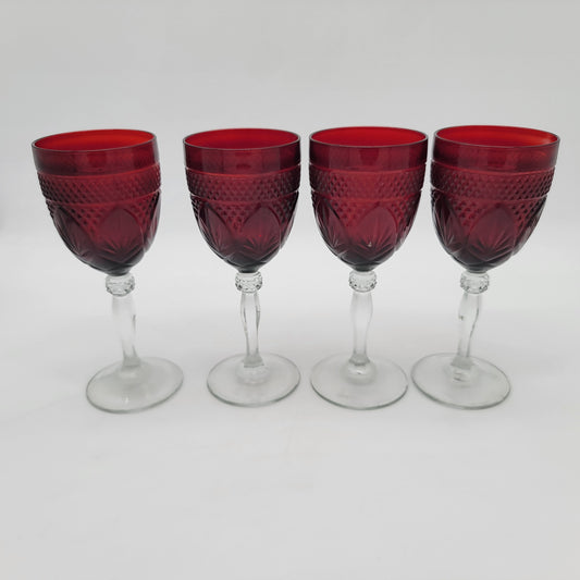 Cristal D'Arques Ruby Red Wine Glasses